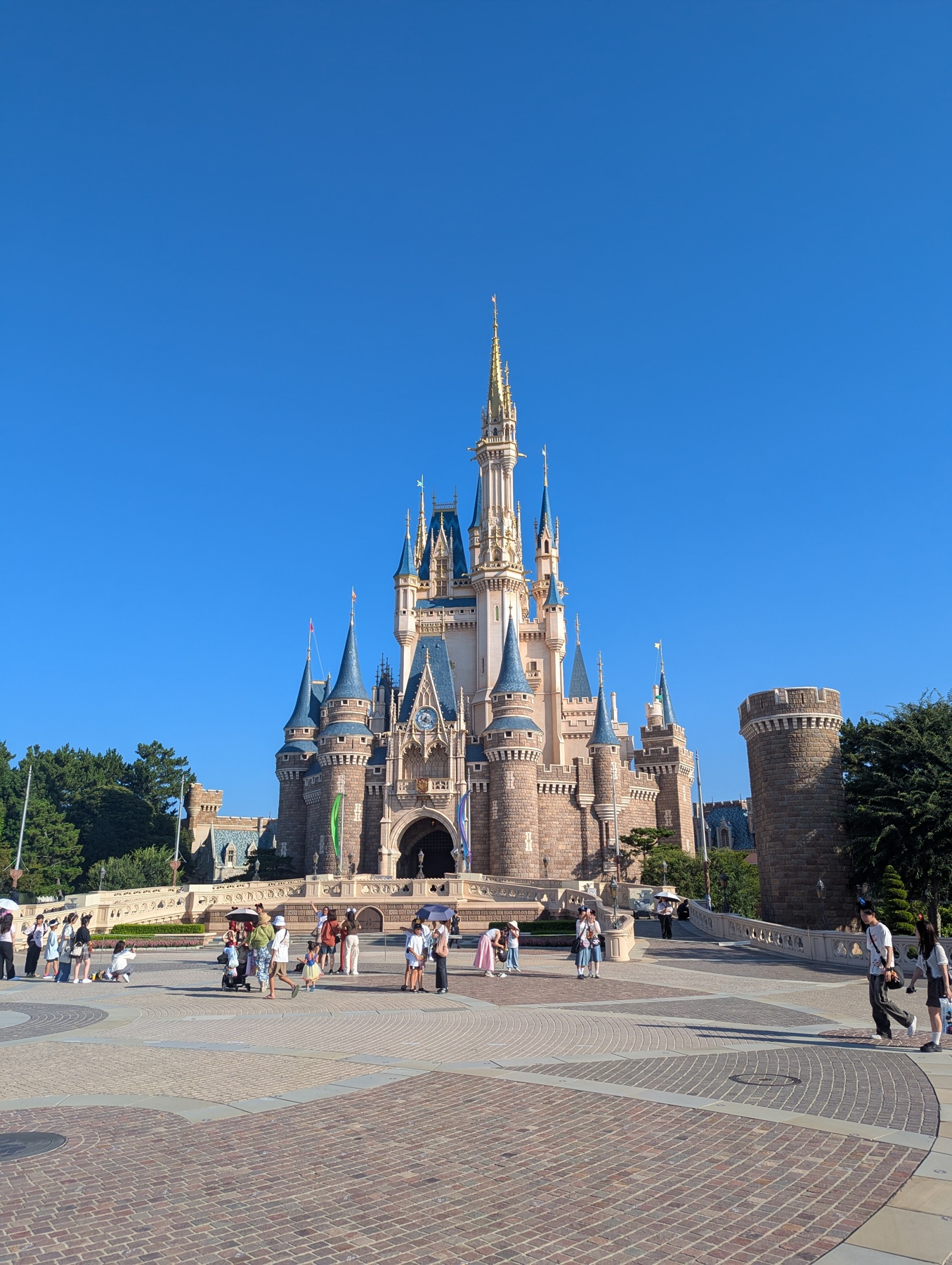 Cinderella Castle at Tokyo Disneyland